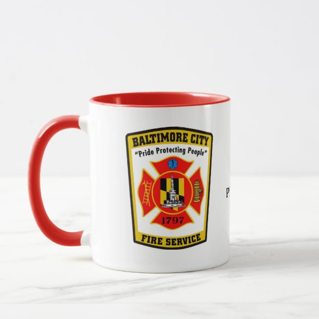 Baltimore City Fire Service Mug (Left)