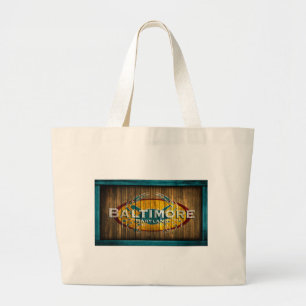 Baltimore Crab Large Tote Bag