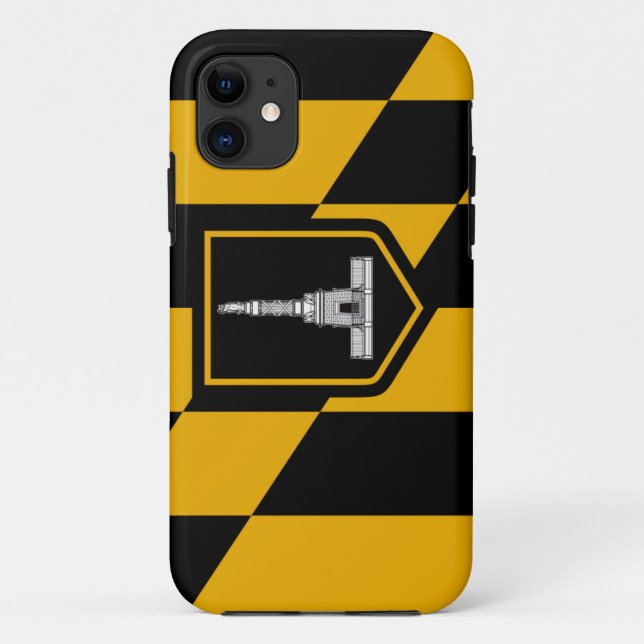 Baltimore Flag Case-Mate iPhone Case (Back)