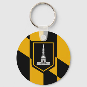 Baltimore Flag Key Ring