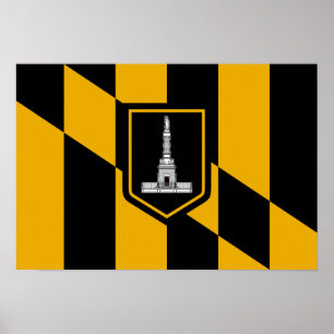 Baltimore Flag Poster