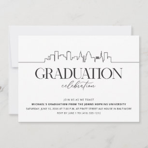 Baltimore Graduation Party Invitation