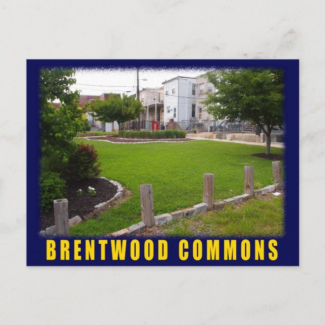 Baltimore Green Space Brentwood postcard (Front)