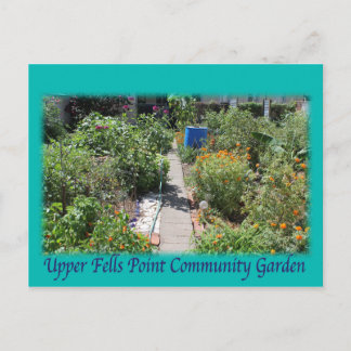 Baltimore Green Space UFPIA postcard