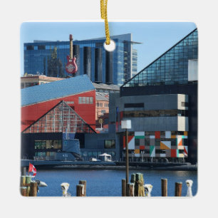 Baltimore Inner Harbour Ceramic Ornament