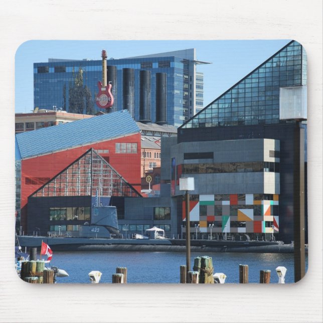 Baltimore Inner Harbour Mouse Mat (Front)