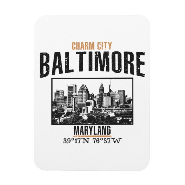 Baltimore Magnet (Vertical)