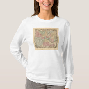 Baltimore Map by Mitchell T-Shirt