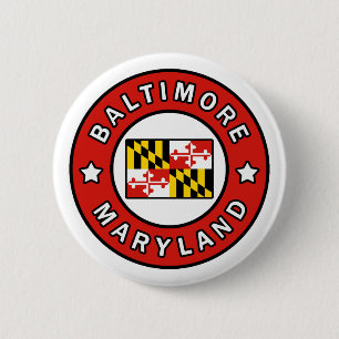 Baltimore Maryland 6 Cm Round Badge