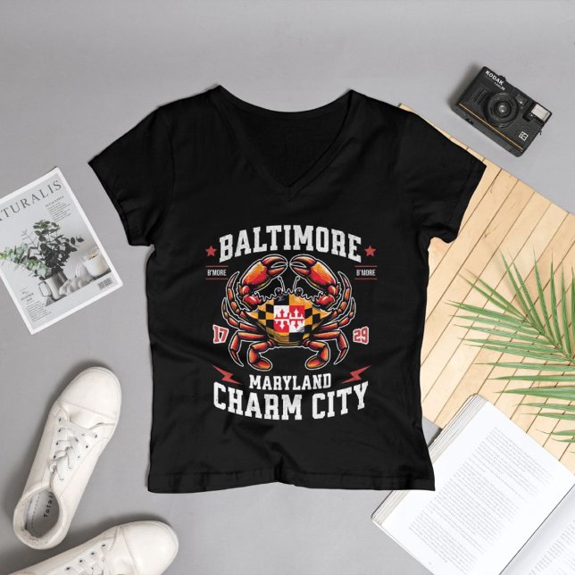 Baltimore Maryland Charm City T-Shirt (Creator Uploaded)