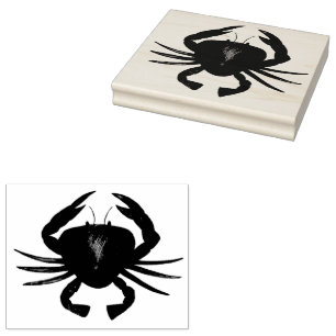 Baltimore Maryland Chesapeake Bay Crustacean Crab Rubber Stamp