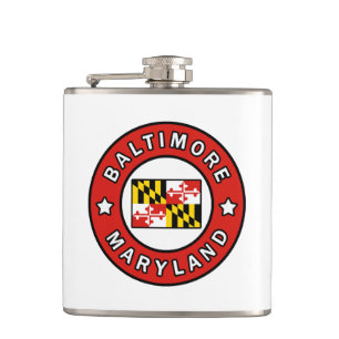 Baltimore Maryland Hip Flask