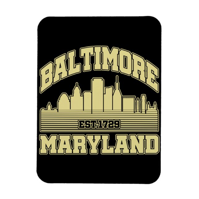 Baltimore,Maryland Magnet (Vertical)