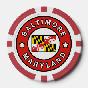 Baltimore Maryland Poker Chips