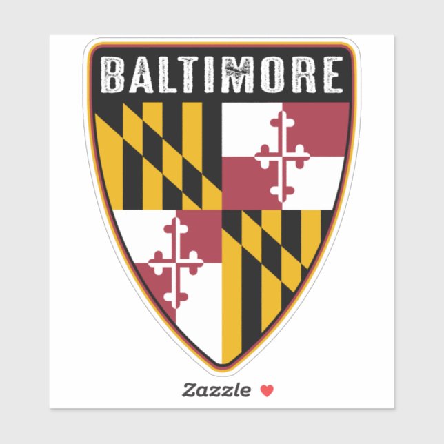 Baltimore Maryland Shield (Sheet)