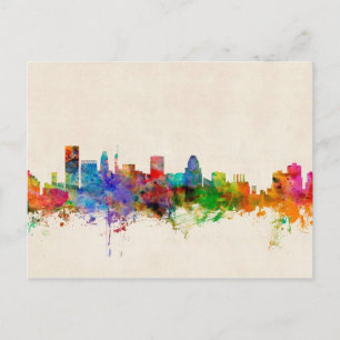 Baltimore Maryland Skyline Cityscape Postcard