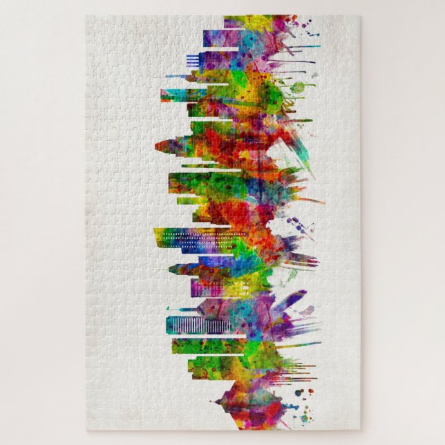 Baltimore Maryland Skyline Jigsaw Puzzle (Vertical)