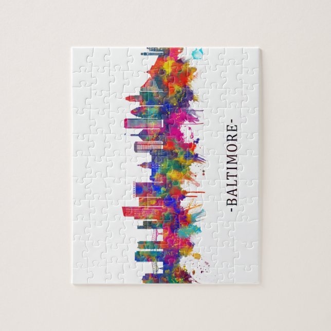 Baltimore Maryland skyline Jigsaw Puzzle (Vertical)