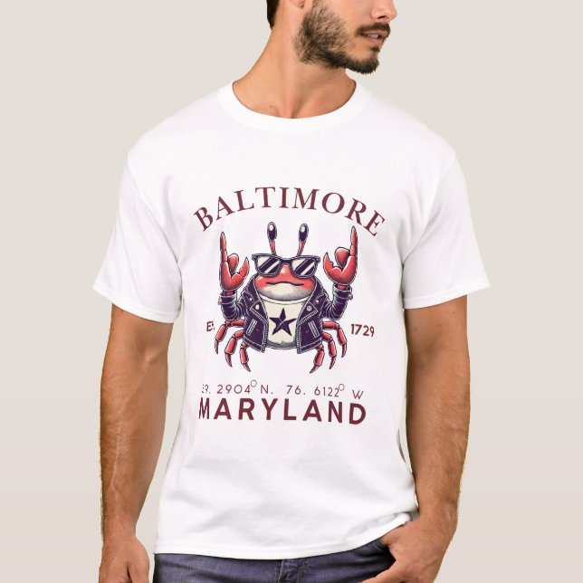 Baltimore Maryland T-Shirt (Front)