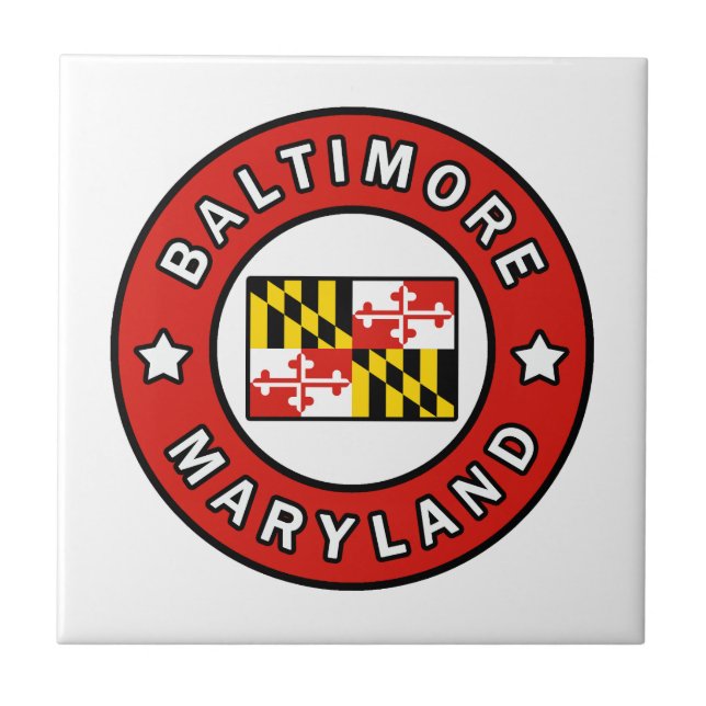 Baltimore Maryland Tile (Front)