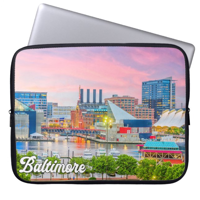 Baltimore, Maryland, United States Laptop Sleeve (Front)