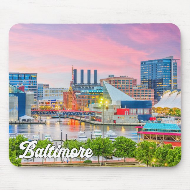 Baltimore, Maryland, United States Mouse Mat (Front)