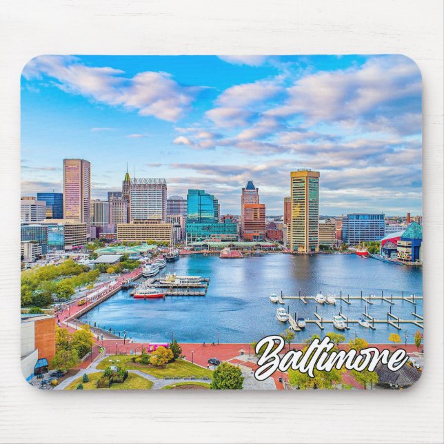 Baltimore, Maryland, United States Mouse Mat (Front)