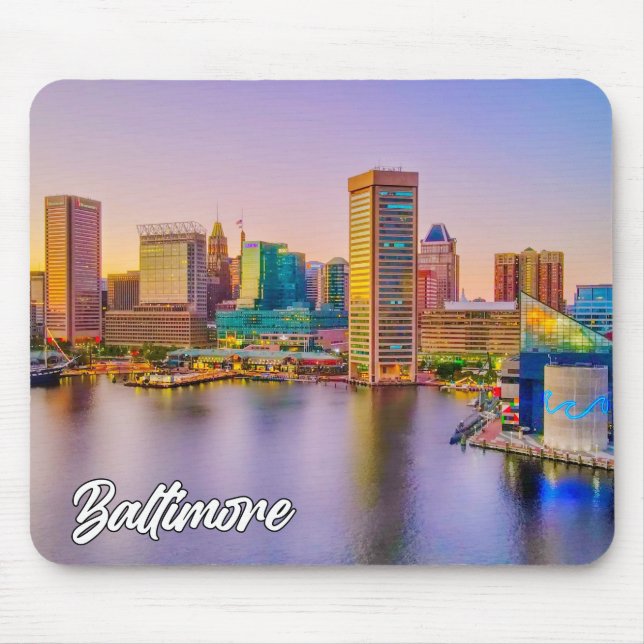 Baltimore, Maryland, United States Mouse Mat (Front)