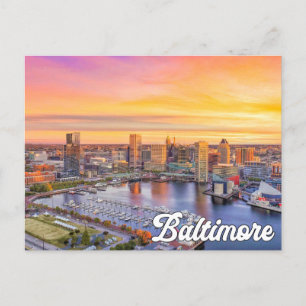 Baltimore, Maryland, United States Postcard