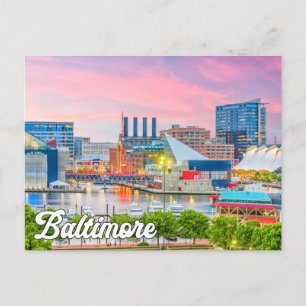 Baltimore, Maryland, USA Postcard