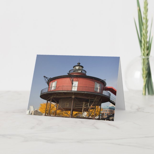 BALTIMORE, MARYLAND. USA. Seven-Foot Knoll Holiday Card (Front)