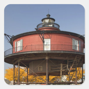 BALTIMORE, MARYLAND. USA. Seven-Foot Knoll Square Sticker