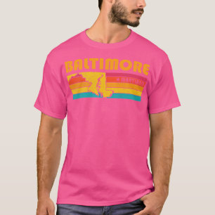 Baltimore Maryland Vintage Distressed Souvenir T-Shirt