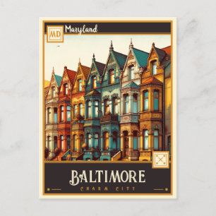 Baltimore, Maryland Vintage Postcard