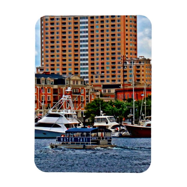 Baltimore MD - Inner Harbour Water Taxi Magnet (Vertical)