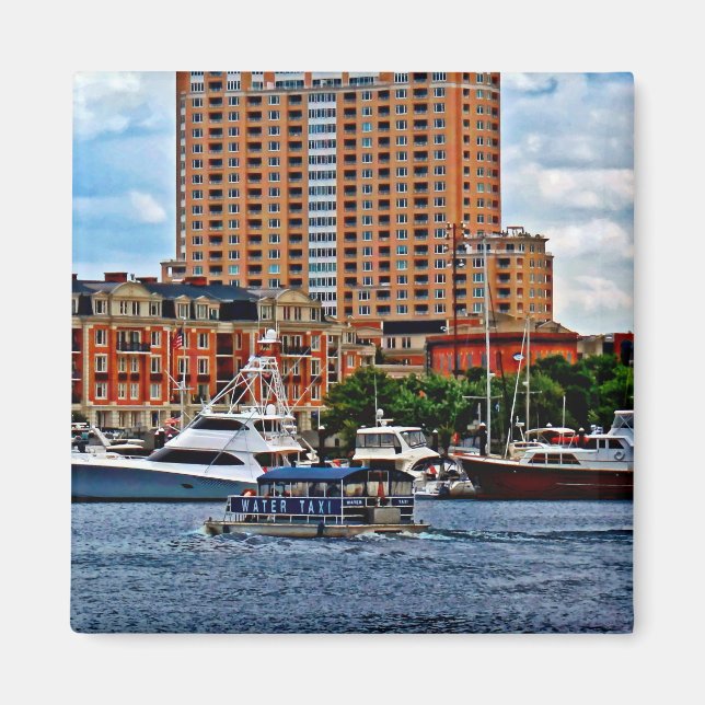 Baltimore MD - Inner Harbour Water Taxi Magnet (Front)