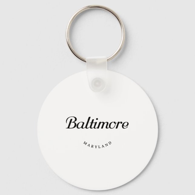 Baltimore MD  Key Ring (Front)