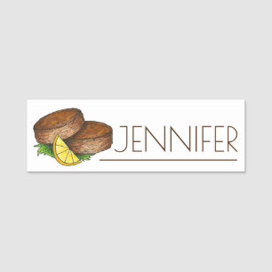 Baltimore MD Maryland Crab Cake Seafood Restaurant Name Tag
