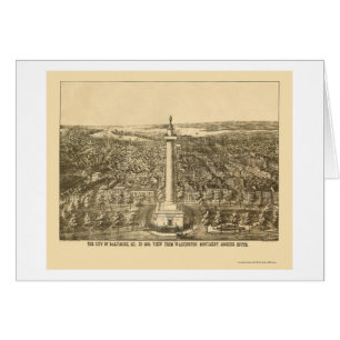 Baltimore, MD Panoramic Map - 1880