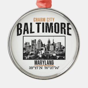 Baltimore Metal Tree Decoration