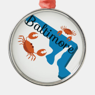 Baltimore Metal Tree Decoration