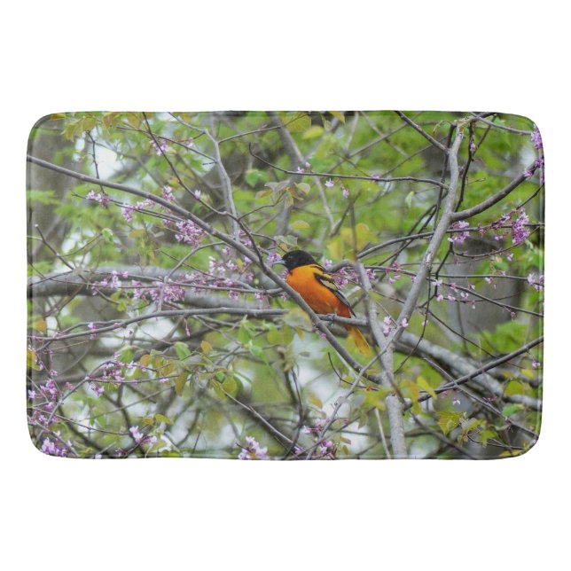 Baltimore Oriole Bath Mat (Front)