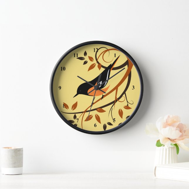 Baltimore Oriole Bird Clocks (Home)