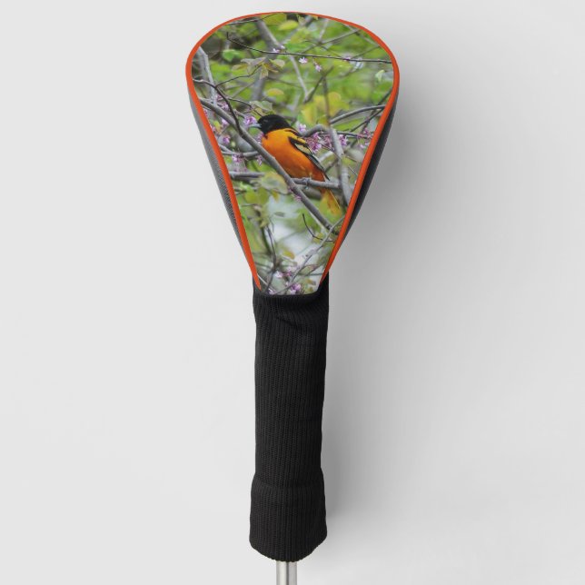 Baltimore Oriole Golf Head Cover (Front)