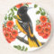 Baltimore Oriole in Trumpet Vines Coaster