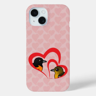 Baltimore Oriole Love iPhone 15 Case