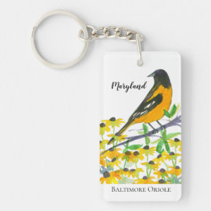 Baltimore Oriole State Bird of Maryland Key Ring