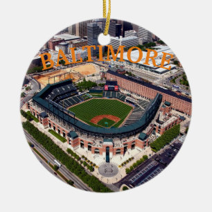 Baltimore Panoramic Christmas Ornament
