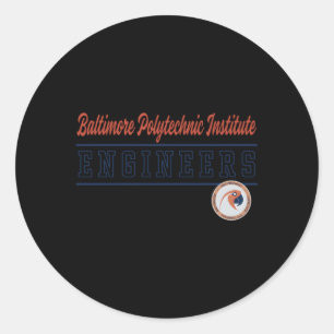 Baltimore Polytechnic Institute Engineers C4 Classic Round Sticker