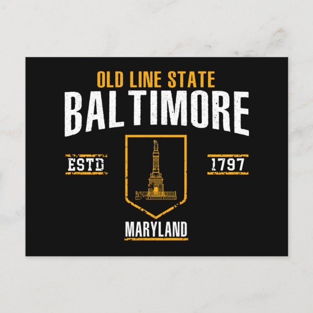 Baltimore Postcard (Front)
